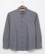 Men's Casual Shirt - Navy Dotted Shc-1717 ORG(H)
