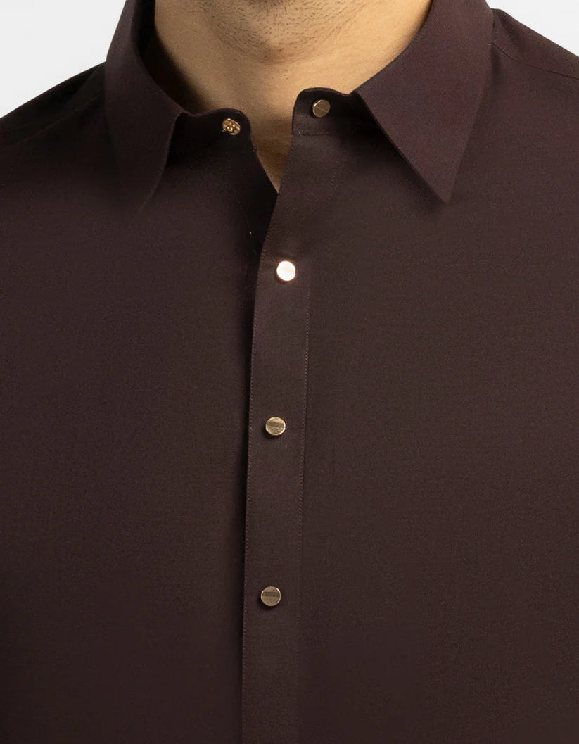 maroon cotton casual kameez shalwar