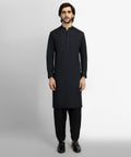black cotton casual kameez shalwar