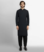black cotton casual kameez shalwar
