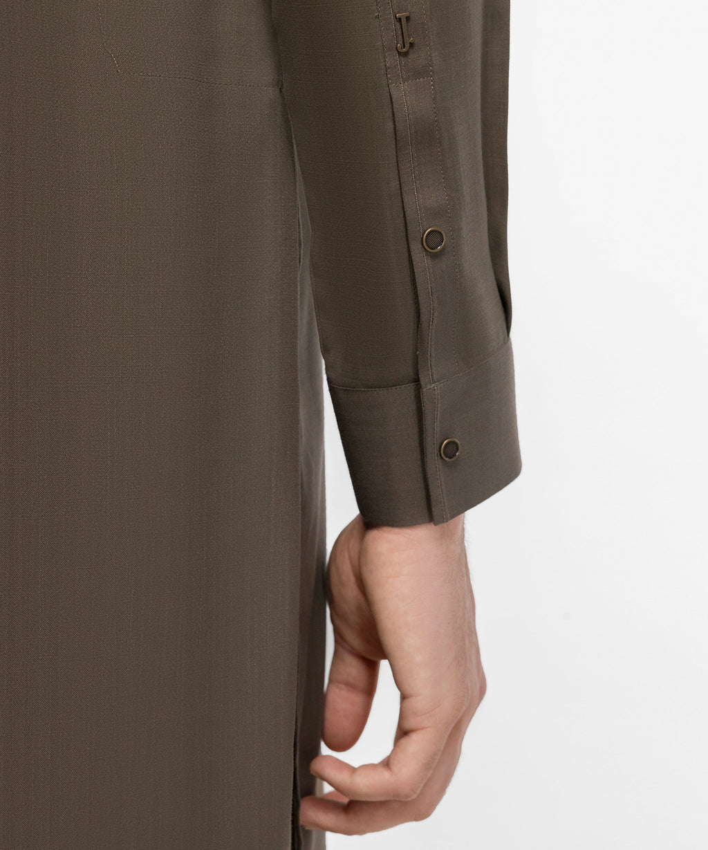 olive green casual kameez shalwar