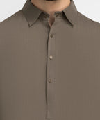 olive green casual kameez shalwar