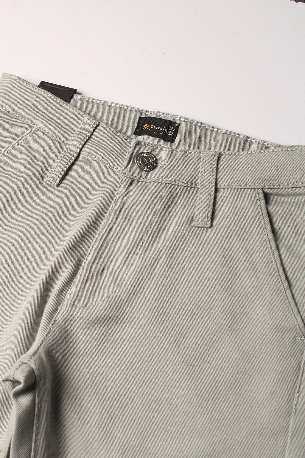 Kids Cotton Chino Pant - Bcp-0036 L Green