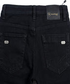 Boys Black Stretch Denim Jeans- Bjp-0267