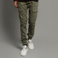 Men'S Cargo Trousers - Green Lwr-0486 - Green - View 1