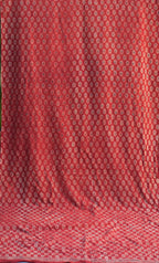 Ajrak Red Fabric for Shirt & Trouser – Hand Block Printed Lawn | Ajrak Design Dress Fabric