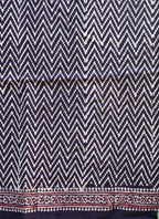 Ajrak Zigzag Unstitched Shirt/Kurta – Premium Lawn Fabric
