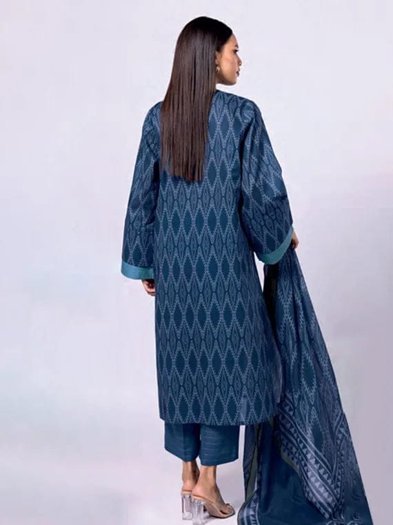 3PCS UNSTITCHED LAWN