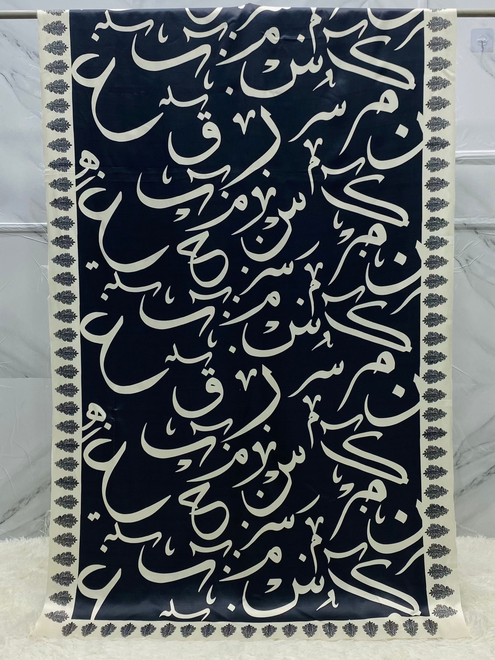 SastaaE Be-Qaida Odhni - Black - shoppingkarado.com