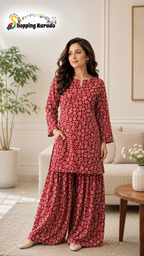 SALE SALE SALE .......📣📣   2PC WITH FARSHI SHALWAR PURE LAWN STUFF&nbsp;