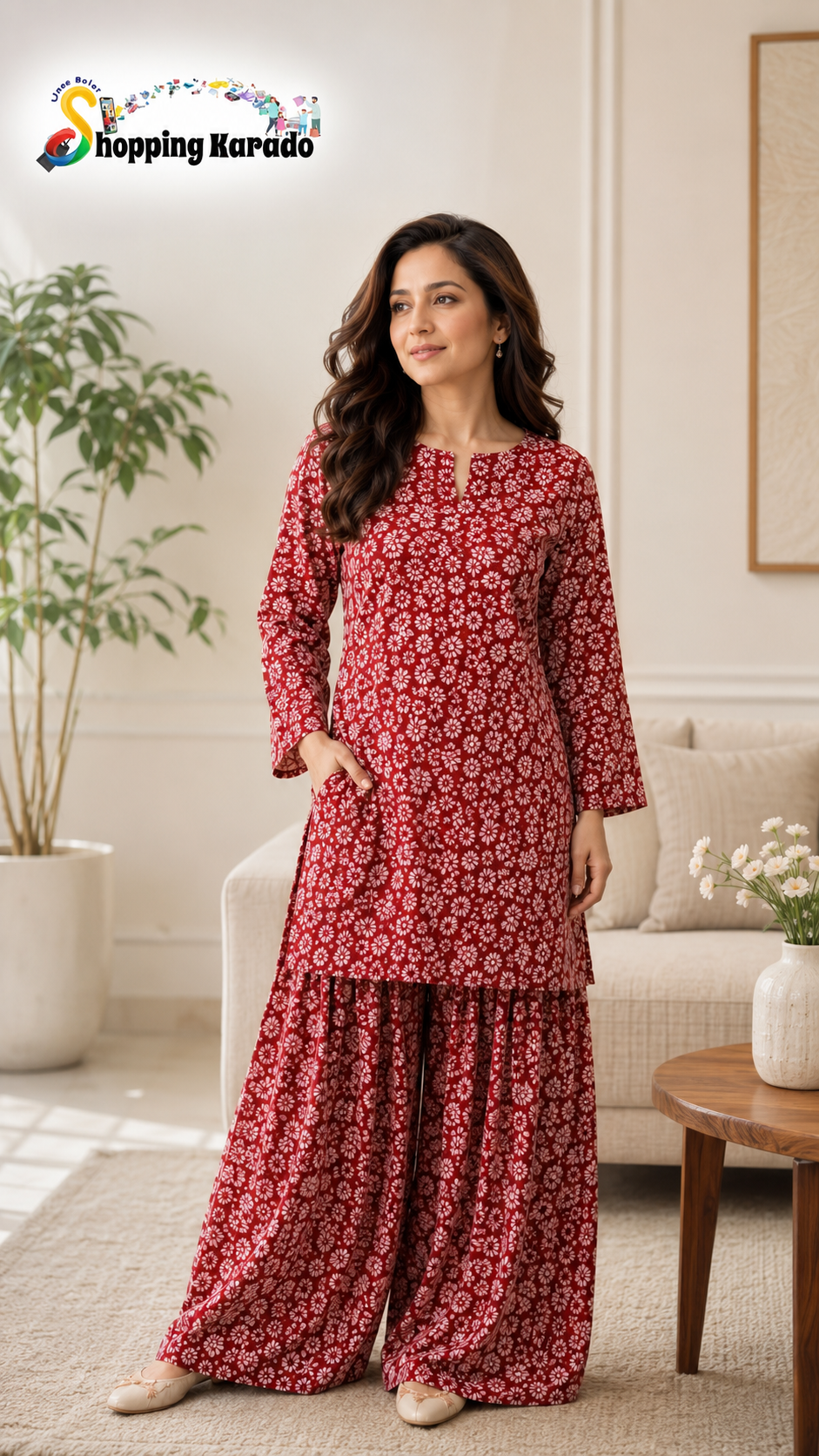 SALE SALE SALE .......📣📣   2PC WITH FARSHI SHALWAR PURE LAWN STUFF&nbsp;