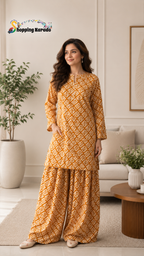 SALE SALE SALE .......📣📣   2PC WITH FARSHI SHALWAR PURE LAWN STUFF&nbsp;