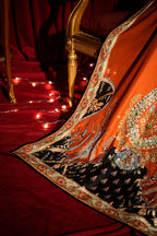 Durreh Shawl - Handcrafted Raw Silk Shawl by Vashah - Shopping Karado