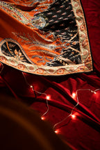 Durreh Shawl - Black Embroidered Luxury Shawl - Buy Online Pakistan