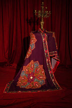 Mandala - Shawl - Gold Embroidered Luxury Shawl - Buy Online Pakistan