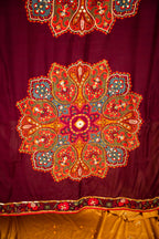 Mandala - Shawl - Gold Embroidered Luxury Shawl - Buy Online Pakistan