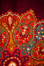 Mandala - Shawl - Handcrafted Raw Silk Shawl by Vashah - Shopping Karado