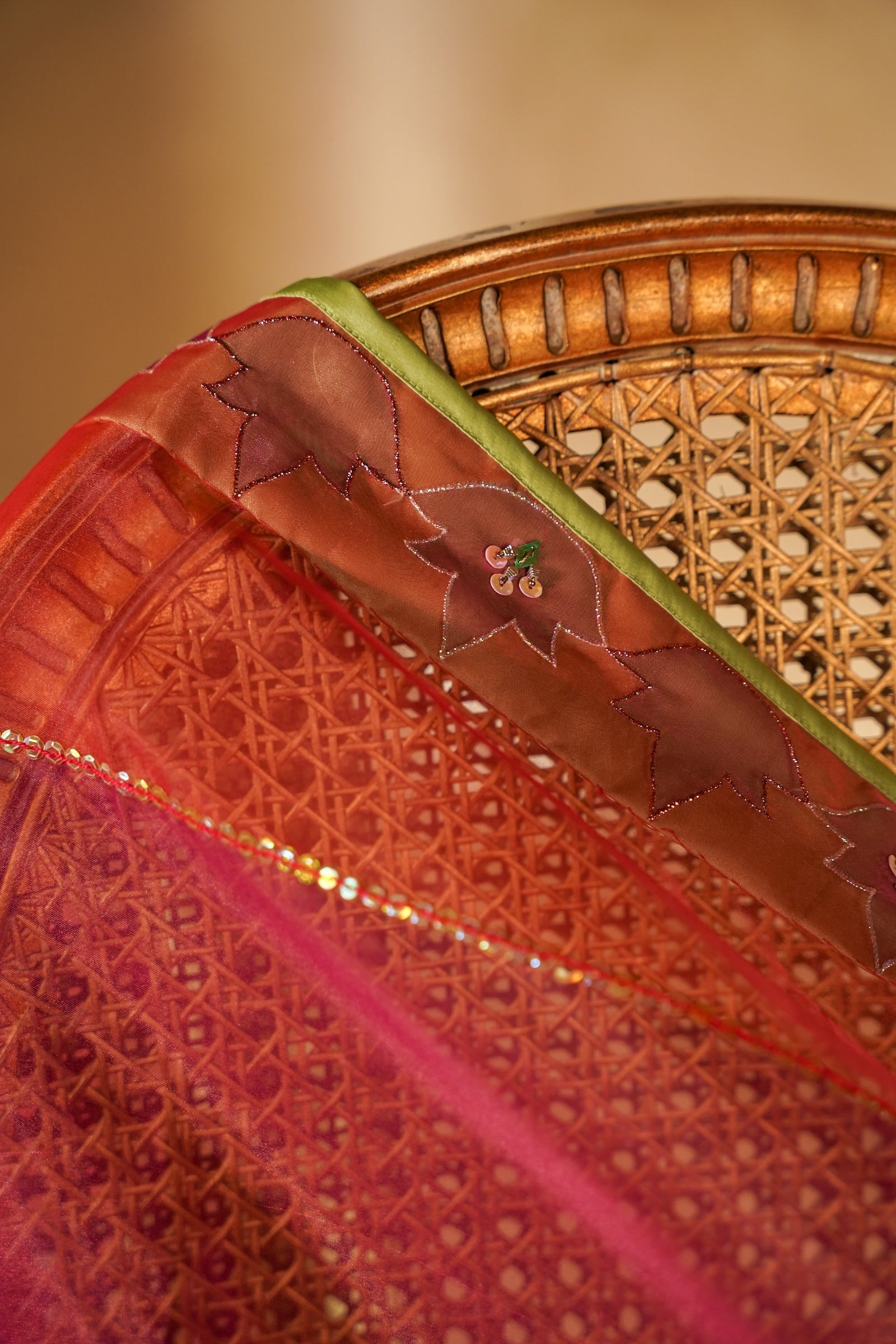 Gulbaan Shawl - Red Embroidered Luxury Shawl - Buy Online Pakistan