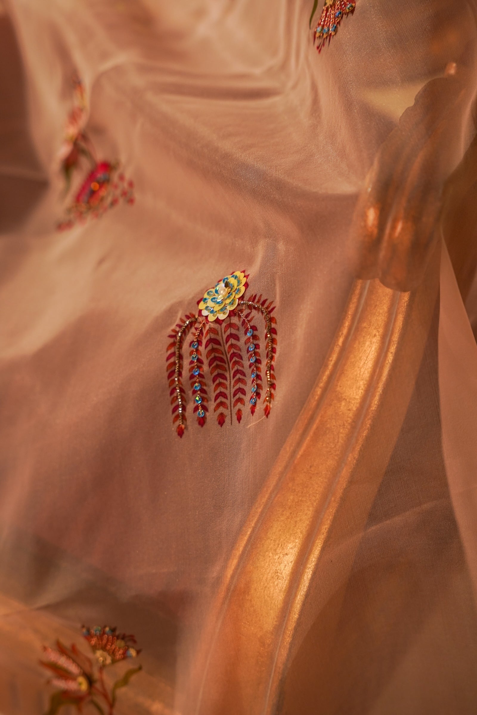 Kesari Shawl - Beige Embroidered Luxury Shawl - Buy Online Pakistan