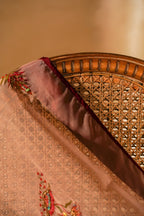 Kesari Shawl Detail View - Luxury Pakistani Shawl - shoppingkarado.com