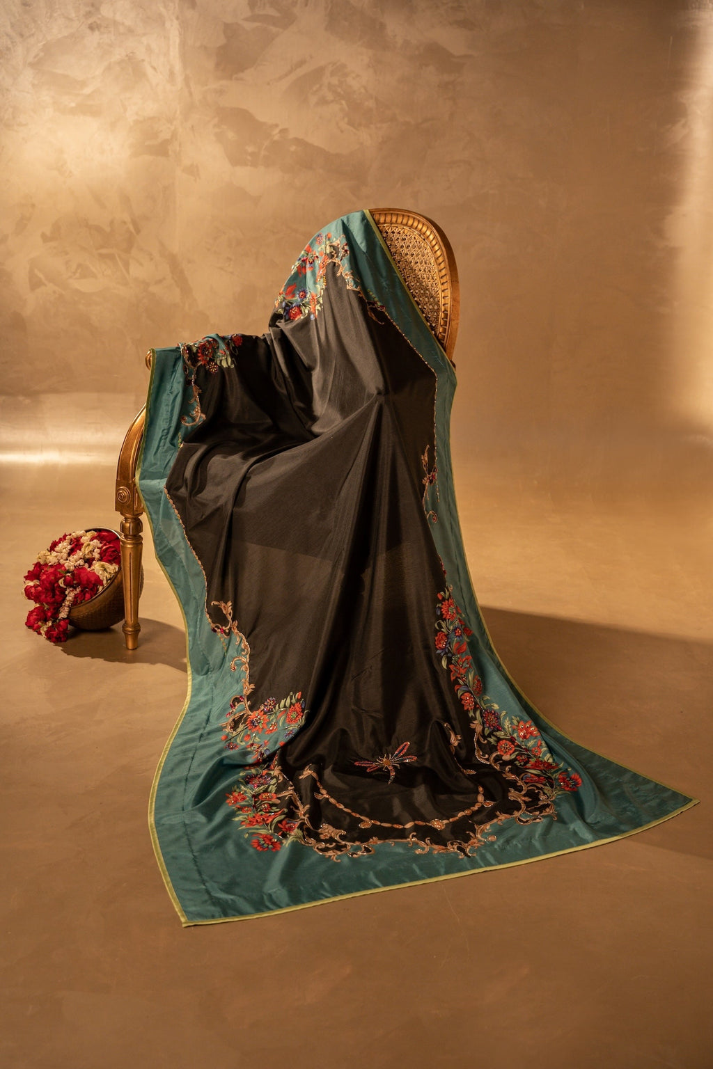 Parwana Shawl - Handcrafted Raw Silk Shawl by Vashah - Shopping Karado