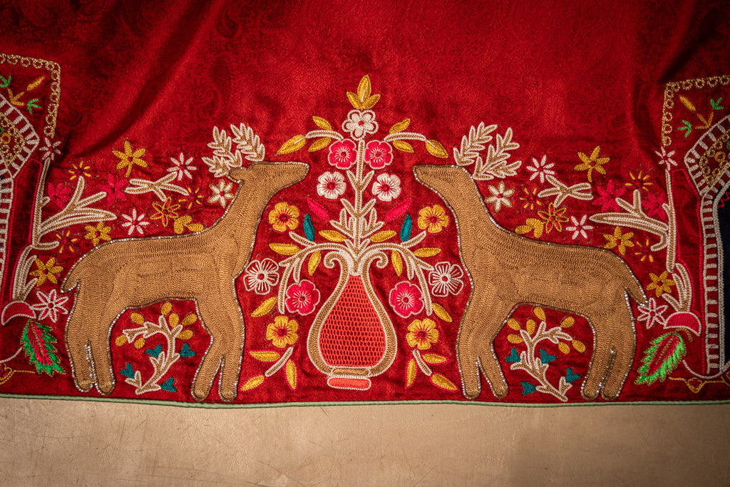 Bano - Shawl - Handcrafted Silk Shawl by Vashah - Shopping Karado