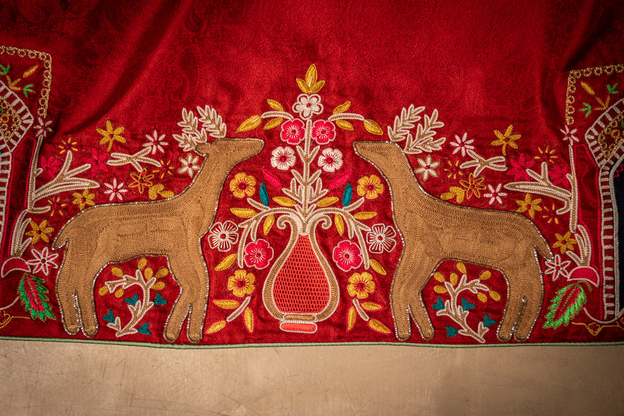 Bano - Shawl - Handcrafted Silk Shawl by Vashah - Shopping Karado