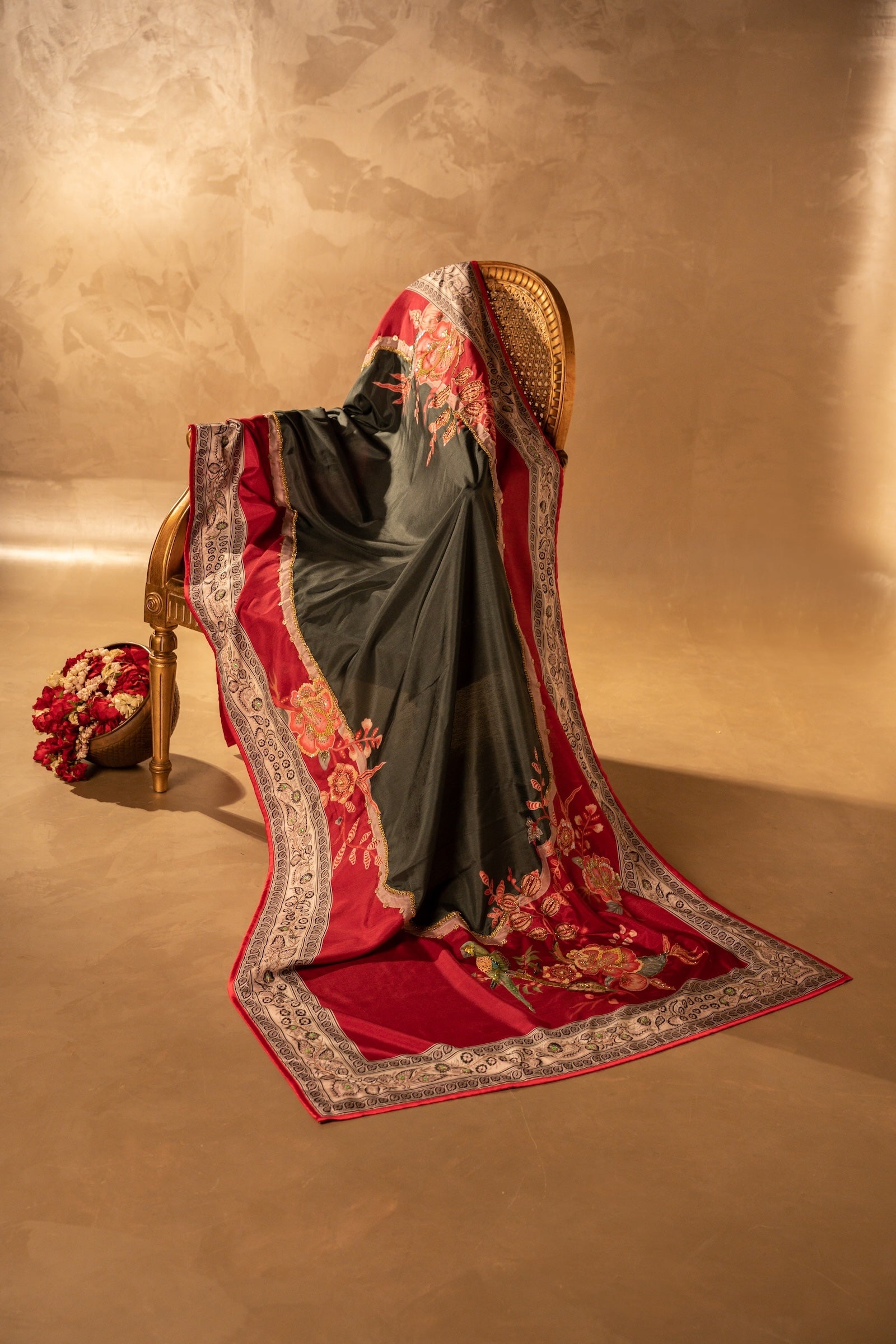 Pihu Shawl - Handcrafted Raw Silk Shawl by Vashah - Shopping Karado