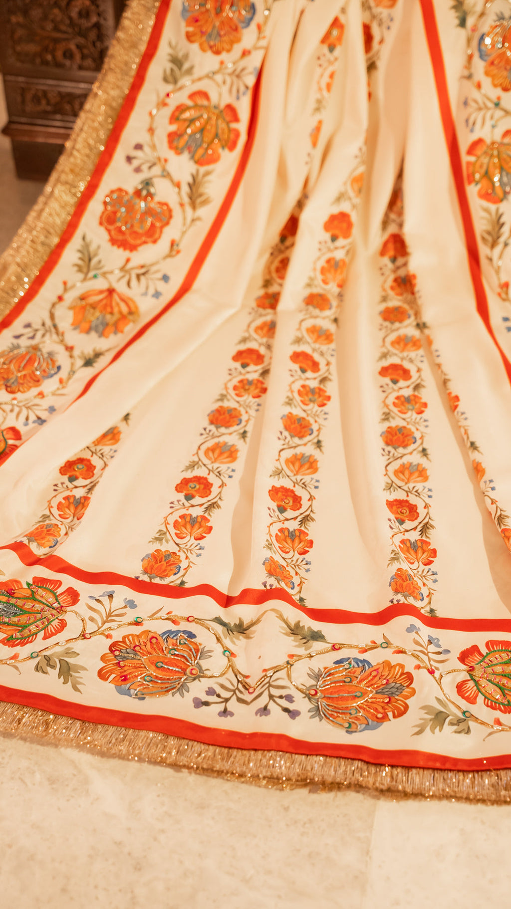 Amar Detail View - Luxury Pakistani Shawl - shoppingkarado.com