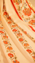 Amar - Handcrafted Raw Silk Shawl by Vashah - Shopping Karado