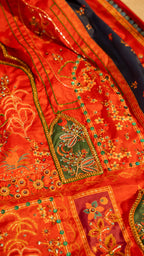Saawan Detail View - Luxury Pakistani Shawl - shoppingkarado.com