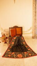 Bakht - Handcrafted Raw Silk Shawl by Vashah - Shopping Karado