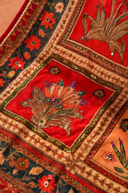 Gul Mohar Detail View - Luxury Pakistani Shawl - shoppingkarado.com