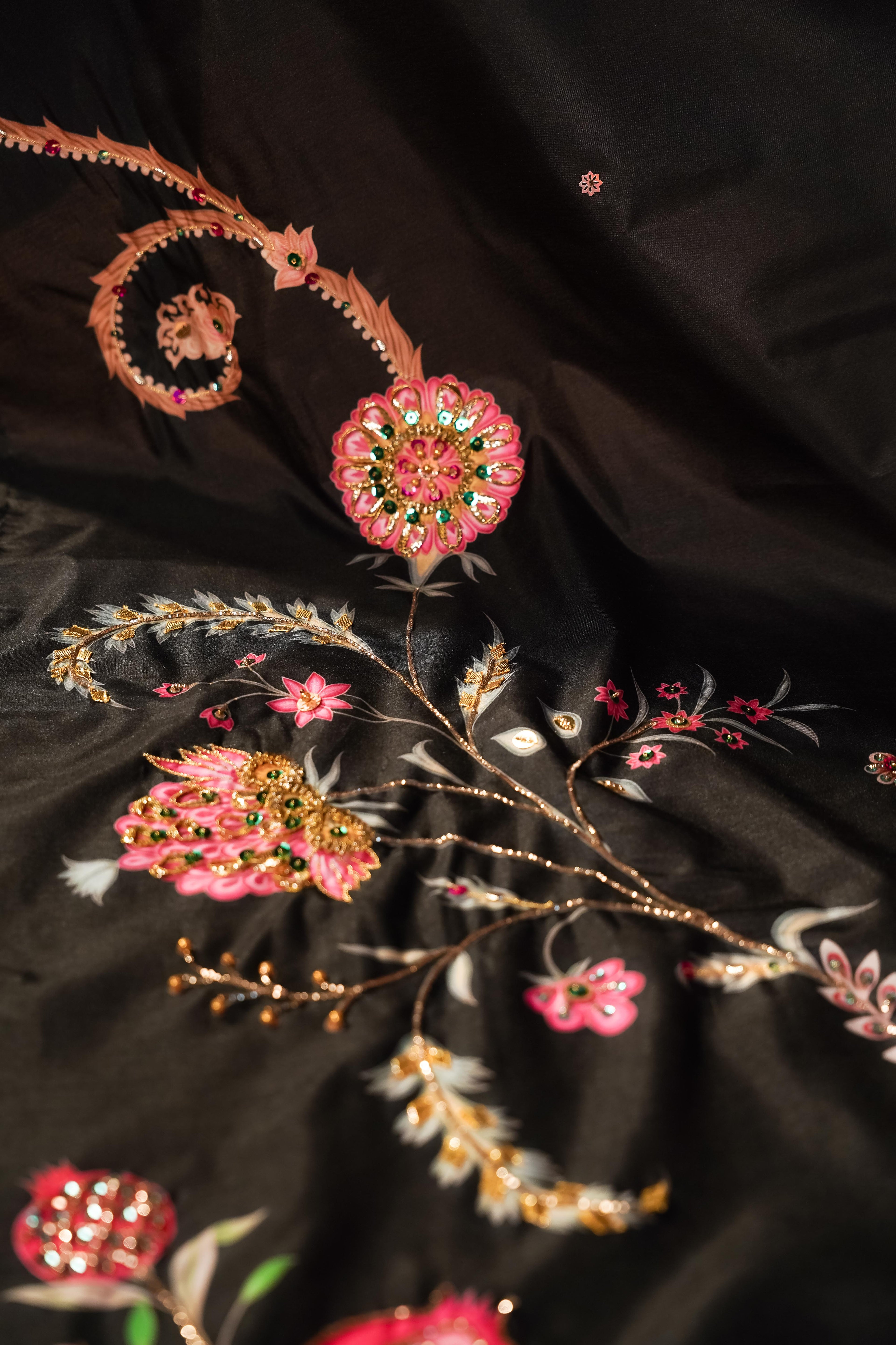 Shabaab - Handcrafted Raw Silk Shawl by Vashah - Shopping Karado