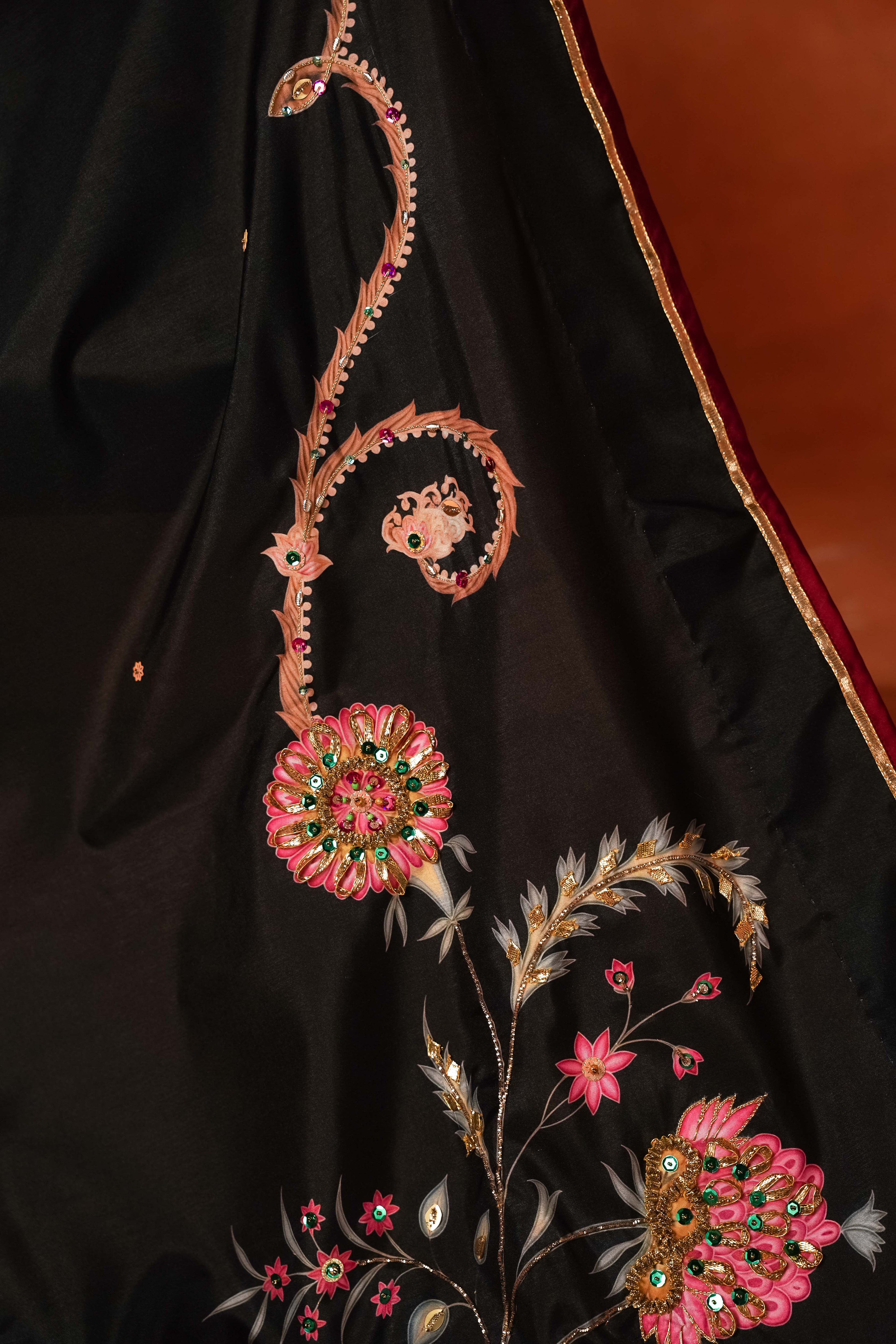Shabaab - Red Embroidered Luxury Shawl - Buy Online Pakistan