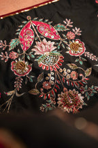 Vashah Shabaab - Hand Embroidered Raw Silk Shawl - Shopping Karado