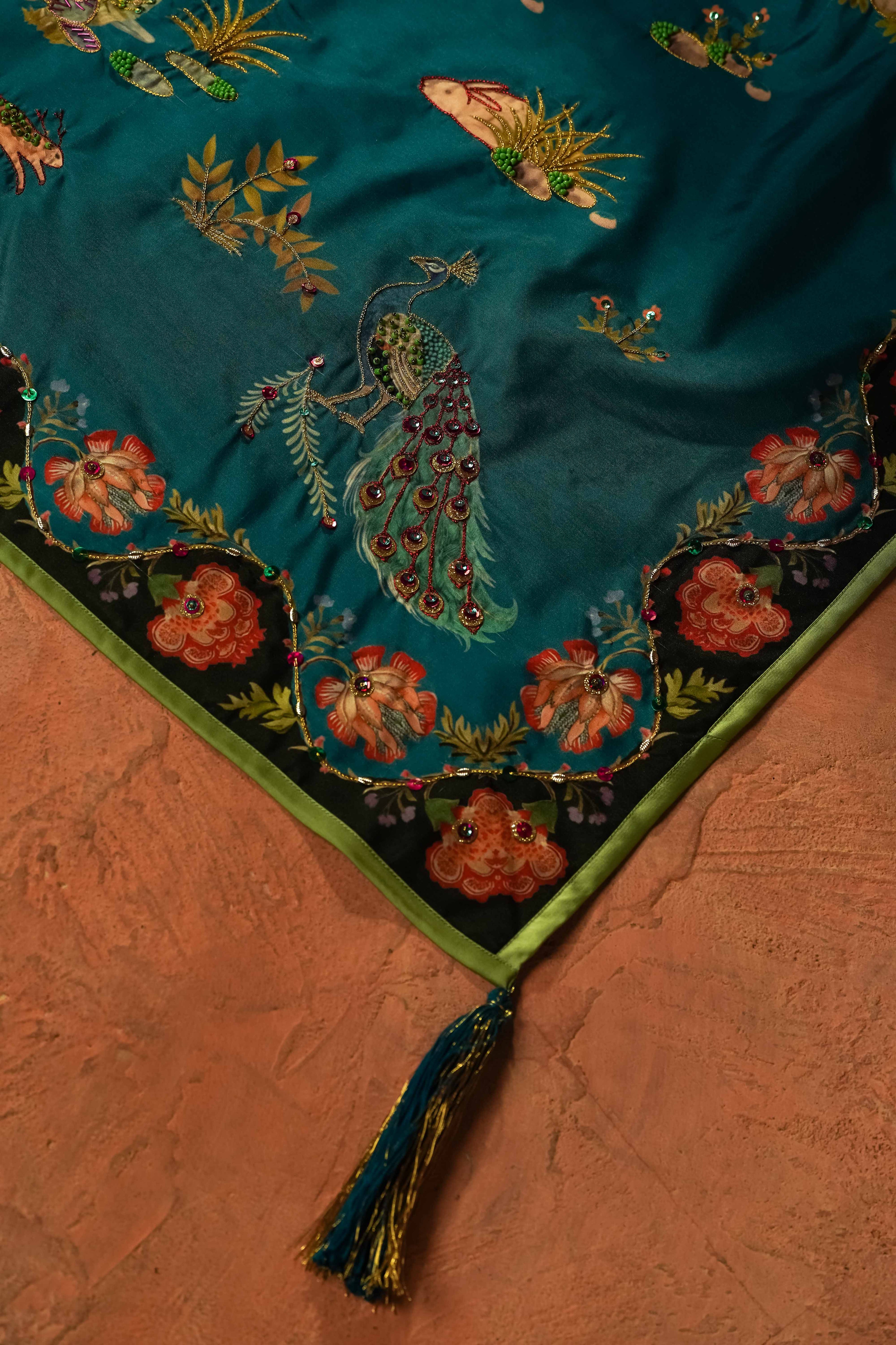 Chaman Detail View - Luxury Pakistani Shawl - shoppingkarado.com