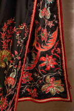Sitara - Red Embroidered Luxury Shawl - Buy Online Pakistan