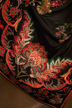 Sitara - Red Embroidered Luxury Shawl - Buy Online Pakistan