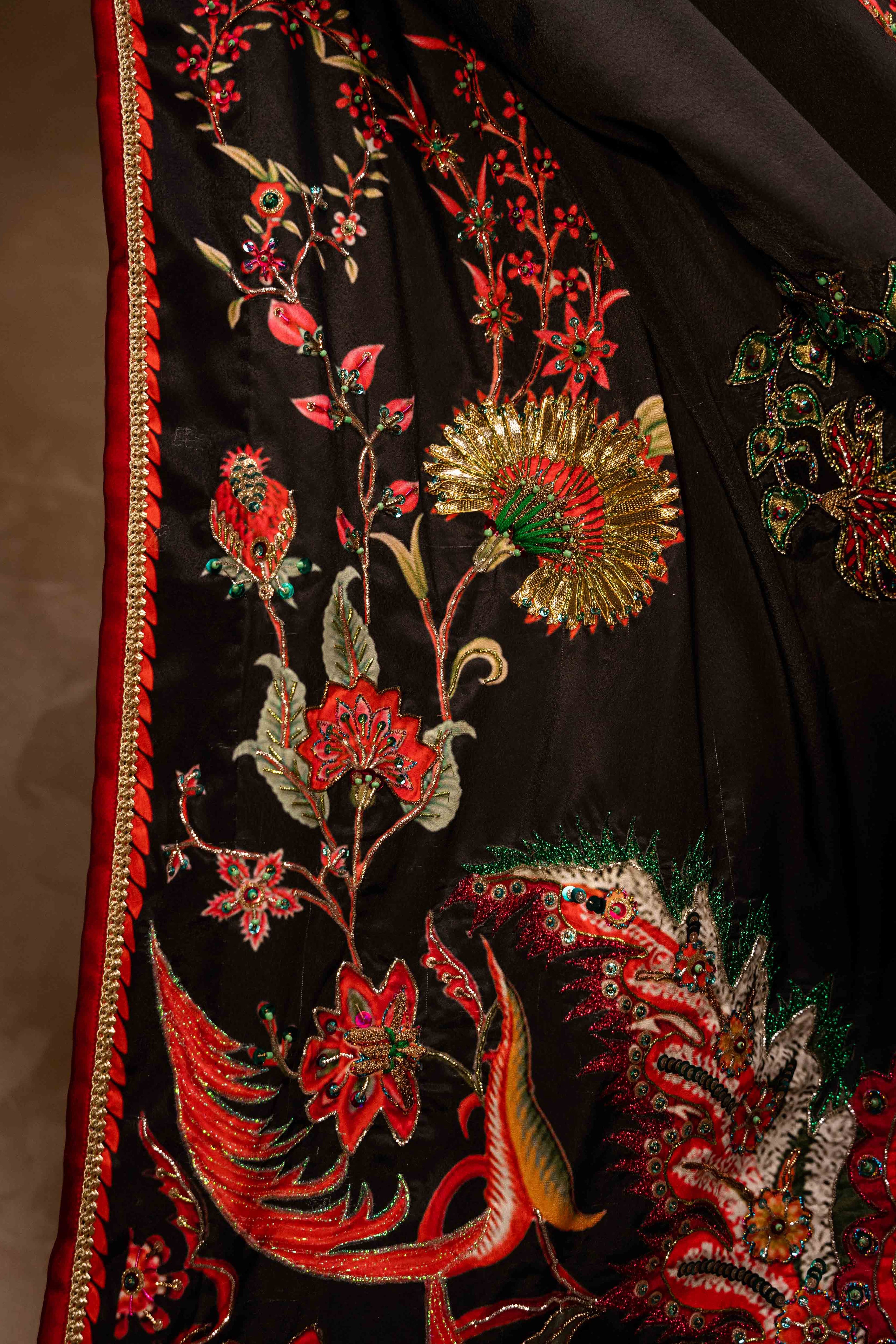 Sitara - Handcrafted Raw Silk Shawl by Vashah - Shopping Karado