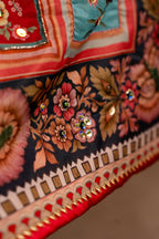 Gul-e-Zar - Handcrafted Raw Silk Shawl by Vashah - Shopping Karado