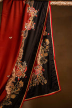 Bahar-e-Gul - Handcrafted Raw Silk Shawl by Vashah - Shopping Karado