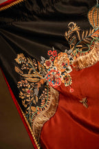Bahar-e-Gul Detail View - Luxury Pakistani Shawl - shoppingkarado.com