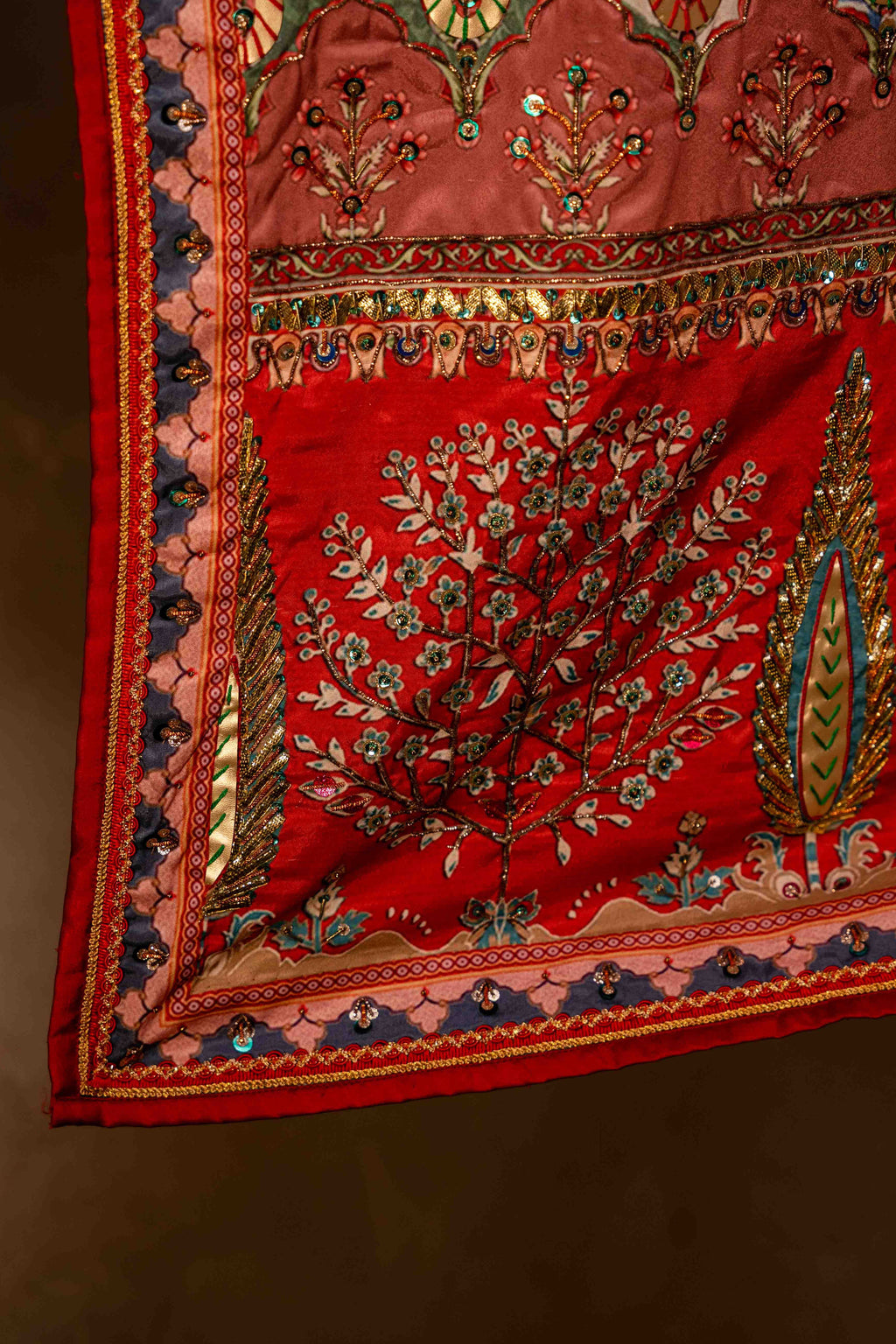 Rangreza - Handcrafted Raw Silk Shawl by Vashah - Shopping Karado
