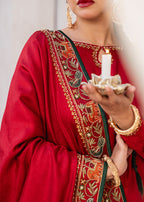 Sarwari Shawl Detail View - Luxury Pakistani Shawl - shoppingkarado.com