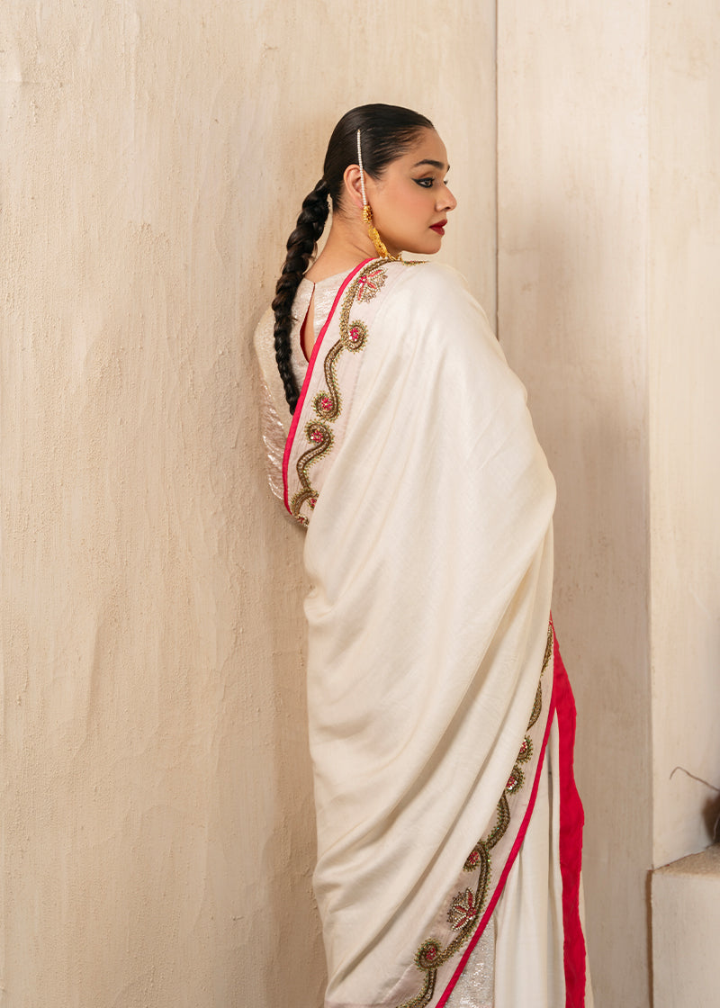 Amber Shawl - Handcrafted Chiffon Shawl by Vashah - Shopping Karado