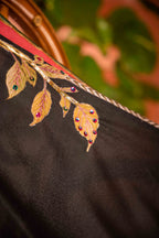 Baagh e Noor - Black Embroidered Luxury Shawl - Buy Online Pakistan