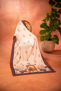 Palki - Handcrafted Raw Silk Shawl by Vashah - Shopping Karado