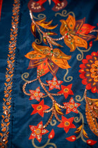 Sabaa - Handcrafted Raw Silk Shawl by Vashah - Shopping Karado