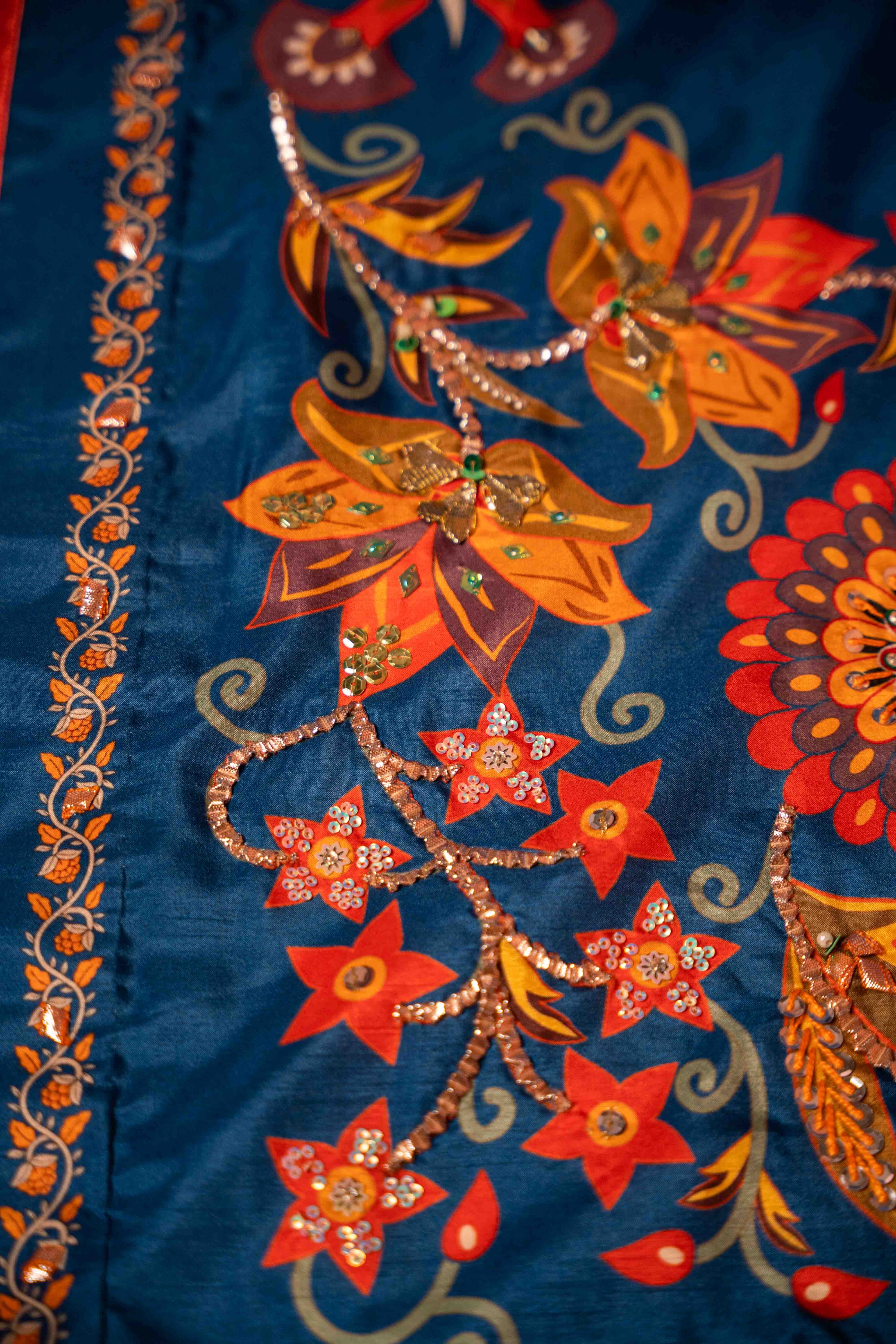 Sabaa - Handcrafted Raw Silk Shawl by Vashah - Shopping Karado